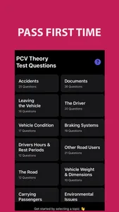 2023 PCV Theory Test Questions screenshot 0