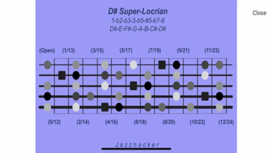 Jazzhacker Scales for 5x Bass screenshot 7