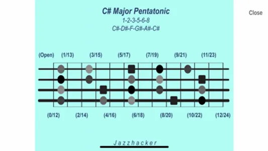 Jazzhacker Scales for 4x Bass screenshot 3