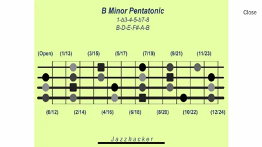 Jazzhacker Scales for 4x Bass screenshot 5