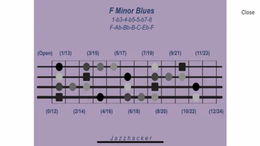 Jazzhacker Scales for 4x Bass screenshot 7