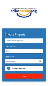 Online Parking Pass Patrol App screenshot 1