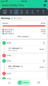 Radix Mobile Time screenshot 1