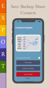 Contacts Export - Easy Copy screenshot 0