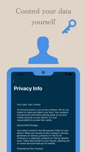 Contacts Export - Easy Copy screenshot 1