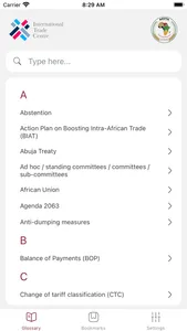 African CFTA Glossary screenshot 0