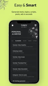 Typify - AI copywriter screenshot 2