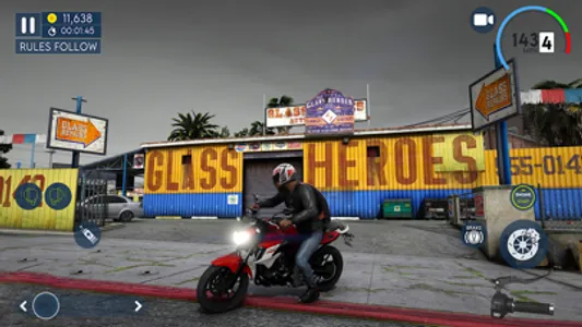 Motorcycle Bike Driving Games screenshot 1