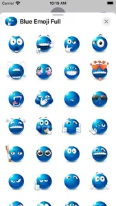 Blue Emoji screenshot 1