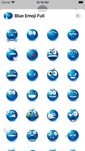 Blue Emoji screenshot 2