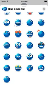 Blue Emoji screenshot 4