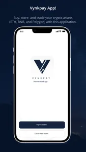 VYNKPAY | Decentralised Wallet screenshot 0