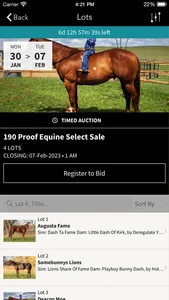 190 Proof Equine LLC screenshot 1