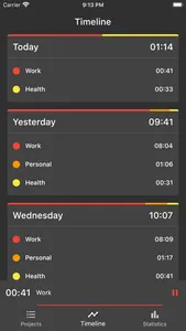 Timesheet - work time tracker screenshot 2