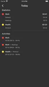 Timesheet - work time tracker screenshot 3