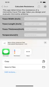 Microstrip Antenna Calc screenshot 3