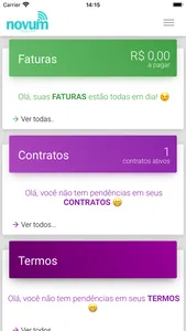 Novum - Central do Assinante screenshot 1