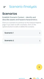 Scenario Analysis screenshot 0