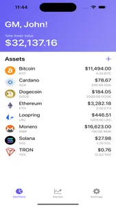 Cryptofolio - Coin Portfolio screenshot 0