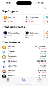 Cryptofolio - Coin Portfolio screenshot 2