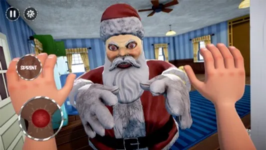 Ice Scream Scary Santa Game screenshot 0