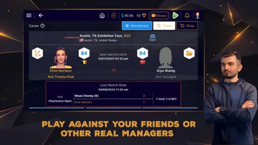 TAM - Tennis Manager Game screenshot 4