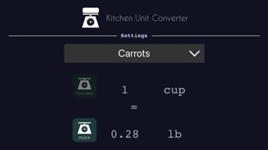 Kitchen Unit Converter screenshot 4