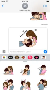 Valentine Stickers - WASticker screenshot 1