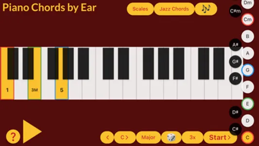 Piano Chords by Ear screenshot 0