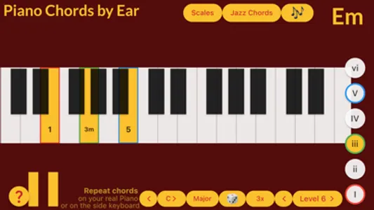 Piano Chords by Ear screenshot 1