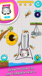 Cat Rescue: Draw To Save screenshot 1