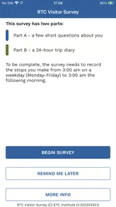 RTC Visitor Survey screenshot 0