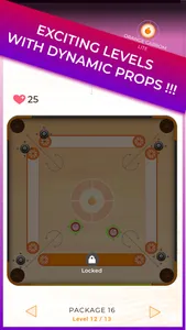 Trickshot: Orange Carrom Lite screenshot 1