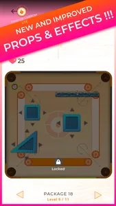 Trickshot: Orange Carrom Lite screenshot 2