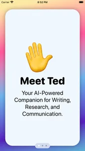 Ted: AI assistant screenshot 0