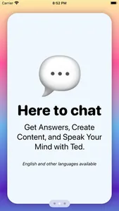 Ted: AI assistant screenshot 1