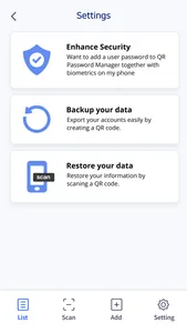 QR Password Manager screenshot 5