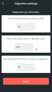 Smoking Cessation Timer screenshot 2