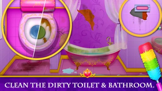 Princess House Cleaning Games screenshot 6