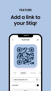 stiqr - Smart QR Code Stickers screenshot 1