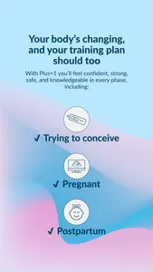 Plus +1: Pregnancy Workouts screenshot 1