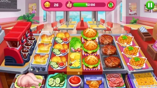 Crazy Cooking Diner: Chef Game screenshot 0