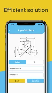 Offset Pipe Calculator screenshot 2