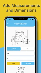 Offset Pipe Calculator screenshot 3