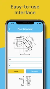 Offset Pipe Calculator screenshot 4