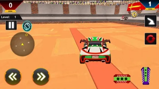 Flying Car Soccer Game screenshot 0