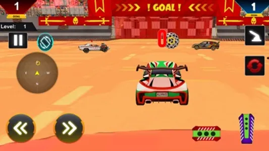 Flying Car Soccer Game screenshot 2