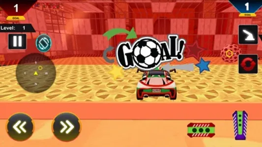 Flying Car Soccer Game screenshot 5