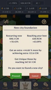 Idle Hex Realms screenshot 4