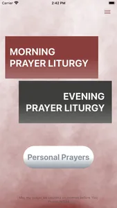 Prayer Liturgy screenshot 0